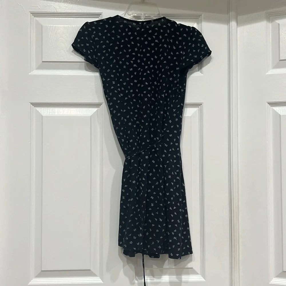 Brandy Melville mini blue tie dress - Picture 3 of 4